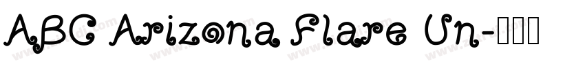 ABC Arizona Flare Un字体转换